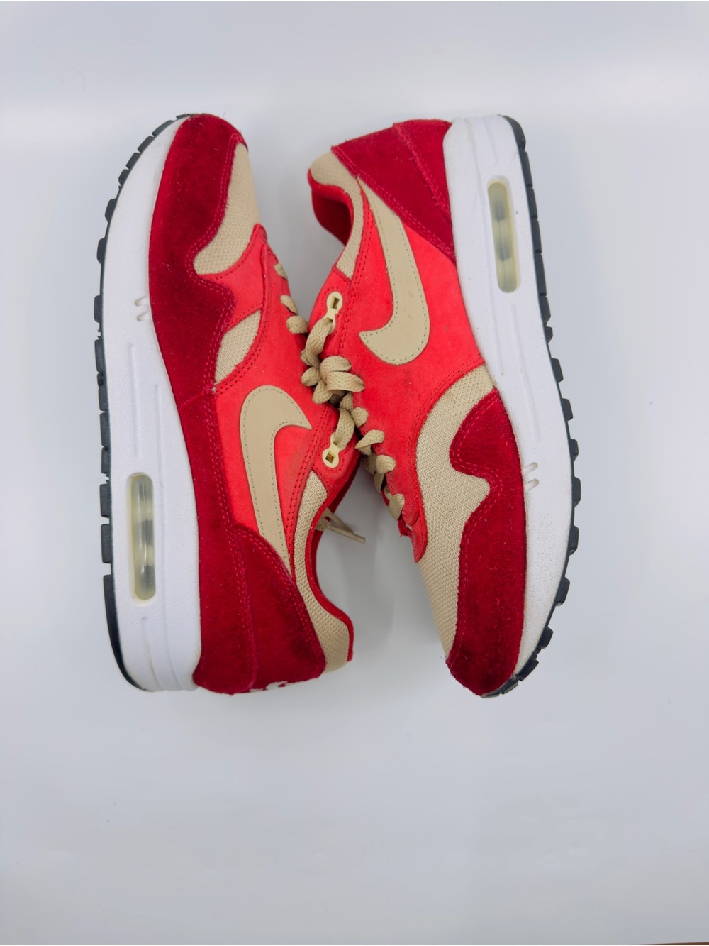 Nike Air Max 1 Premium Retro 'Red Curry” SZ 8.5 - Picture 8 of 10